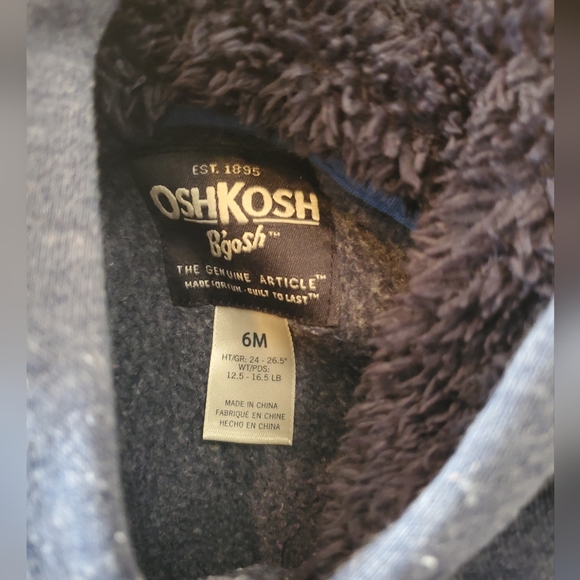 OshKosh B'gosh Blue Hoodie - Picture 2 of 2